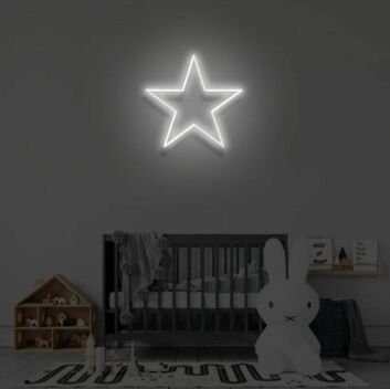Stern LED-Neonschild für Kinderzimmer