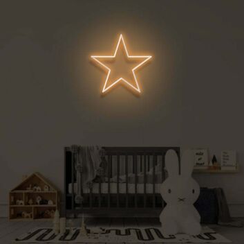 Stern LED-Neonschild für Kinderzimmer