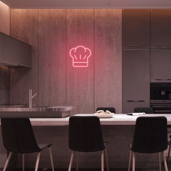 Kochmütze LED-Neonschild Küche Restaurant
