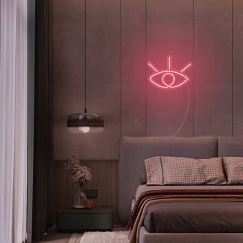 Auge Symbol LED-Neonschild für Schlafzimmer und Wohnzimmer