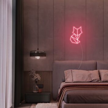 Fuchs LED-Neonschild Schlafzimmer Wohnzimmer