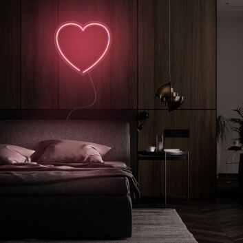 Herzsymbol LED-Neonschild für Schlafzimmer Wohnzimmer