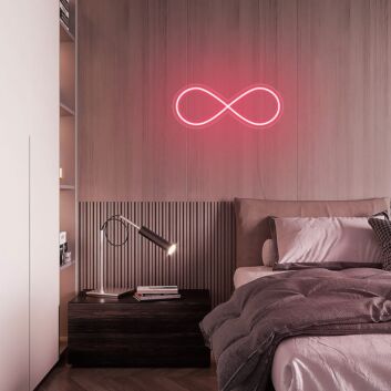Unendlichkeitssymbol LED-Neonschild Schlafzimmer Wohnzimmer