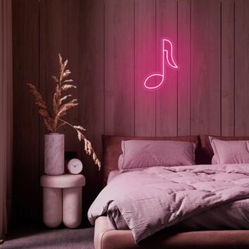 Musiknote LED-Neonschild für Schlafzimmer oder Musikstudio