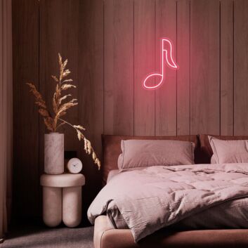 Musiknote LED-Neonschild für Schlafzimmer oder Musikstudio