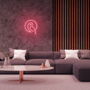 Papagei LED-Neonschild für Wohnzimmer oder Bar