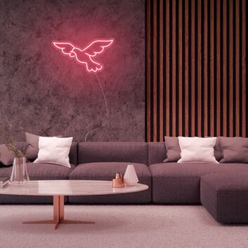 fliegende Taube LED-Neonschild für Wohnzimmer oder Schlafzimmer