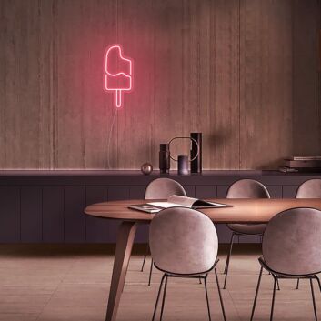 Eis am Stiel LED-Neonschild für Wohnzimmer oder Café
