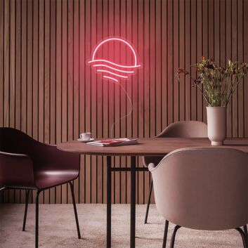 Sonnenuntergang LED-Neonschild Wohnzimmer Café