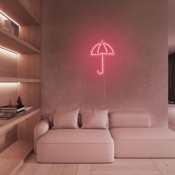 Regenschirm LED-Neonschild für Wohnzimmer Lounge