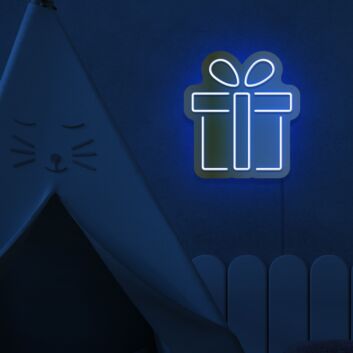 Geschenkbox LED-Neonschild für Kinderzimmer Party