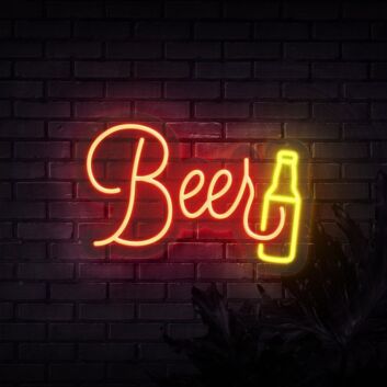 Beer LED-Neonschild für Bar und Club