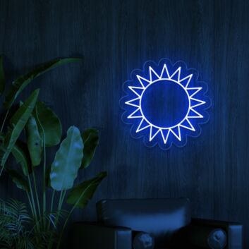 Sonne Symbol LED-Neonschild Wohnzimmer Bar