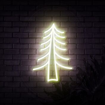 Tannenbaum LED-Neonschild Wohnzimmer Café