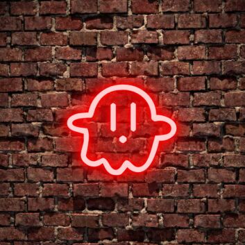 Geist Symbol LED-Neonschild für Gamingzimmer und Bar