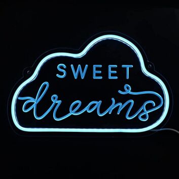 SWEET dreams LED-Neonschild Schlafzimmer Kinderzimmer