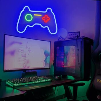 Spielcontroller LED-Neonschild für Gamingzimmer Wohnzimmer