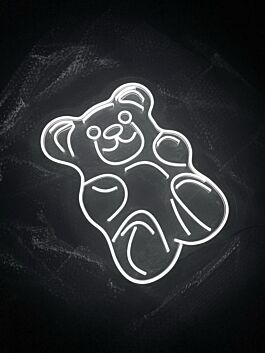 Teddybär LED-Neonschild für Kinderzimmer Wohnzimmer