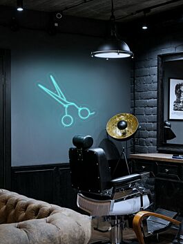 Friseurschere LED-Neonschild für Friseursalon