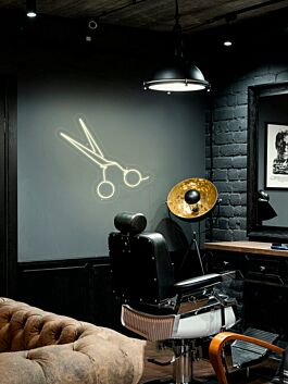 Friseurschere LED-Neonschild für Friseursalon