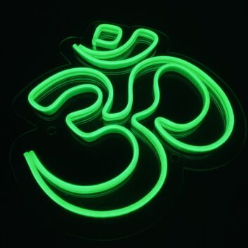 Om Symbol LED-Neonschild für Yoga Meditation