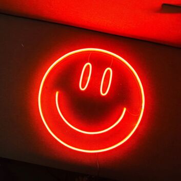 Smiley Gesicht LED-Neonschild Wohnzimmer Kinderzimmer