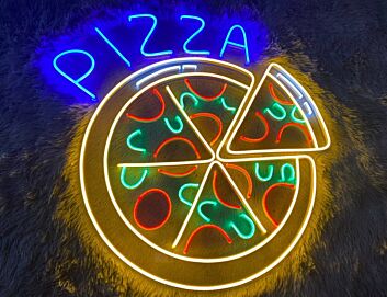 Pizza Stücke Restaurant LED Neonschild