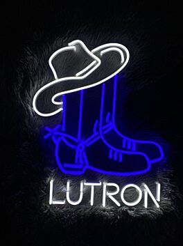 Cowboyhut und Stiefel LED-Neonschild für Bar Club