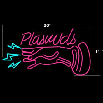 Paulas Hand LED Neonlicht Kreative Neon Wanddekoration mit Schriftzug für Wohnzimmer Studio und Bar
