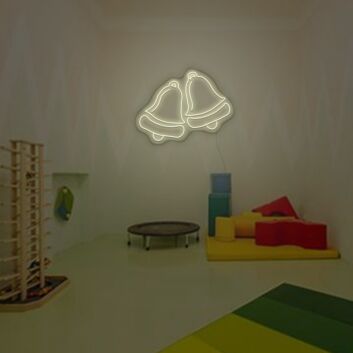 Glocken LED-Neonschild für Wohnzimmer und Kinderzimmer