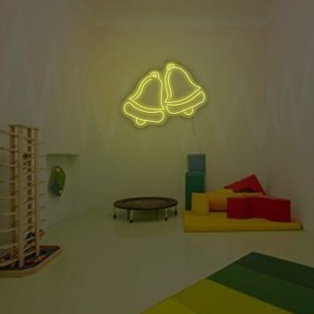 Glocken LED-Neonschild für Wohnzimmer und Kinderzimmer