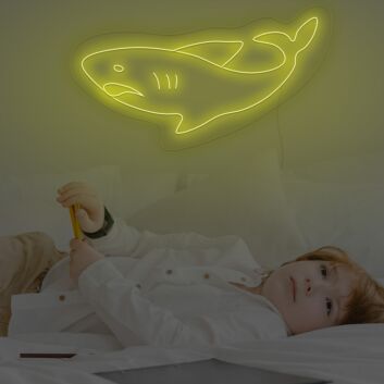 Hai LED-Neonschild für Kinderzimmer und Wohnzimmer