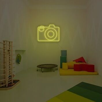 Fotokamera LED-Neonschild für Fotostudio und Wohnzimmer