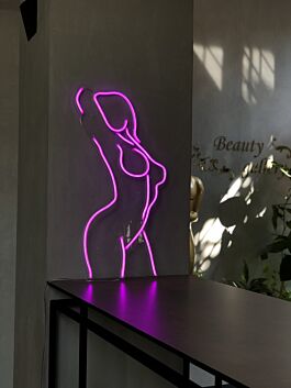 Neon Weibliche Silhouette LED Neonschild Wanddekoration