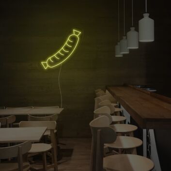 Bratwurst LED-Neonschild für Restaurant Bar