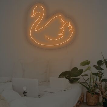 Schwan LED-Neonschild für Wohnzimmer Schlafzimmer