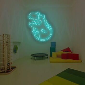 Dinosaurier LED-Neonschild für Kinderzimmer Spielbereich