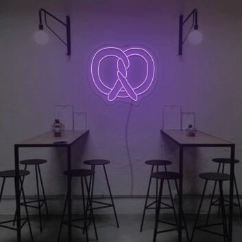 Brezel LED-Neonschild für Café Bar