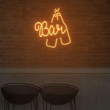 Bierflaschen LED Neonschild für Bar und Club