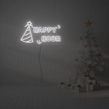 HAPPY HOUR LED-Neonschild für Bar und Party