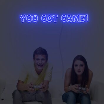 YOU GOT GAME! LED-Neonschild für Gaming Zimmer