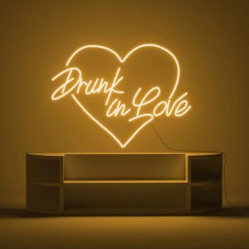 Drunk in Love LED-Neonschild für Bar und Club