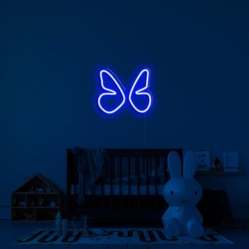 Schmetterling LED-Neonschild Kinderzimmer