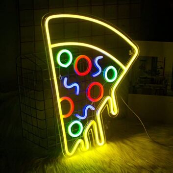 Pizza LED Neonschild Wanddekoration für Küche Restaurant Bar