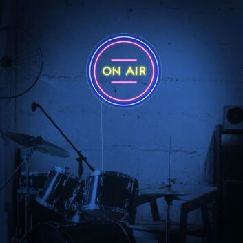ON AIR LED-Neonschild für Studio und Musikraum