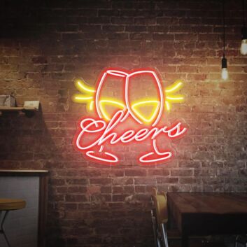Cheers LED-Neonschild für Bar und Restaurant