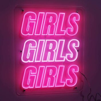 GIRLS GIRLS GIRLS LED-Neonschild für Bar Club
