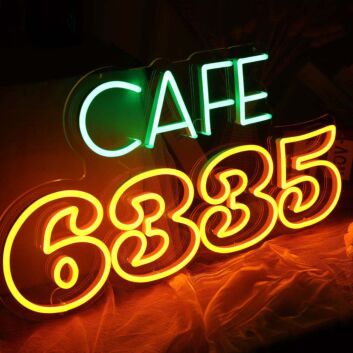 CAFE 6335 LED-Neonschild für Cafe Restaurant