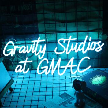 Gravity Studios at GMAC LED-Neonschild für Studio oder Event