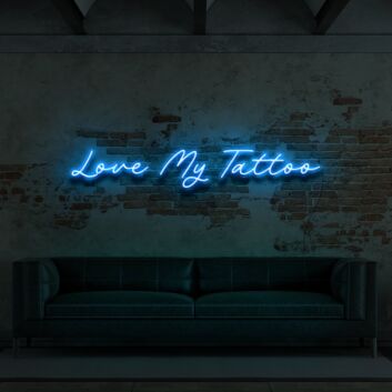 Love My Tattoo LED-Neonschild für Tattoo Studio